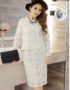 YT471 Set Bộ Ren Cotton Dệt Hoa To