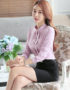 A1207 ÁO SƠ MI BÈO TRƯỚC NGỰC CÀI NÚT CAO